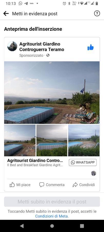 Bed&Breakfast Giardino Agritourist Controguerra エクステリア 写真